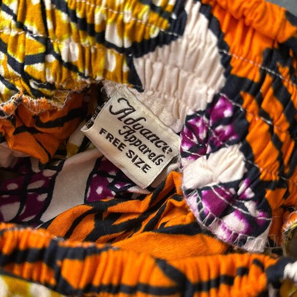 Advance Apparels Skirt Free Size 100% Cotton Tribal Chevron Boho Festival Sweep - Picture 7 of 8